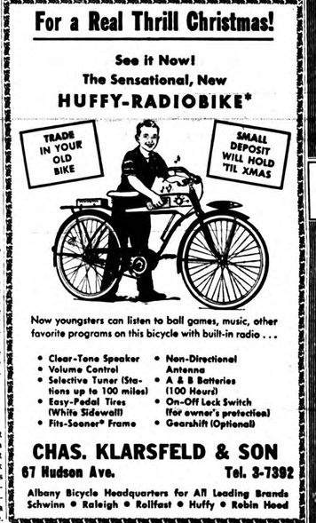 The Huffy Radio Bike.. TOO COOL  1955