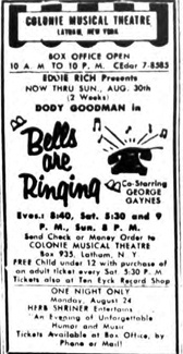 colonie  bells 1959
